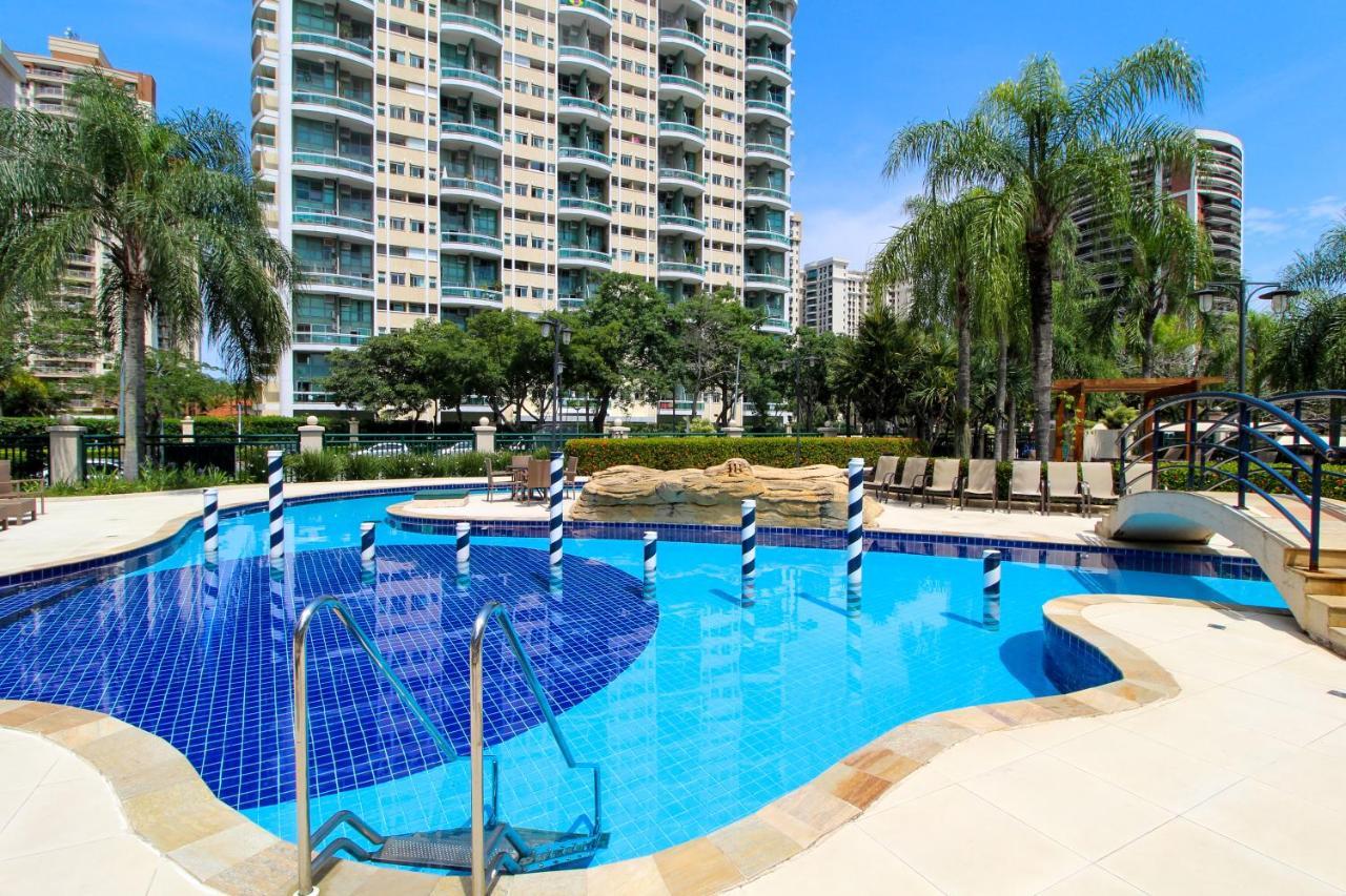 Barra Da Tijuca - 9 - Flat Premium Com Cozinha, Fogao Cooktop, Geladeira Grande, Smart Tv Grande, Lindo E Muitissimo Confortavel, Balsa Para A Praia Gratis E Estacionamento Gratuito Ρίο ντε Τζανέιρο Εξωτερικό φωτογραφία