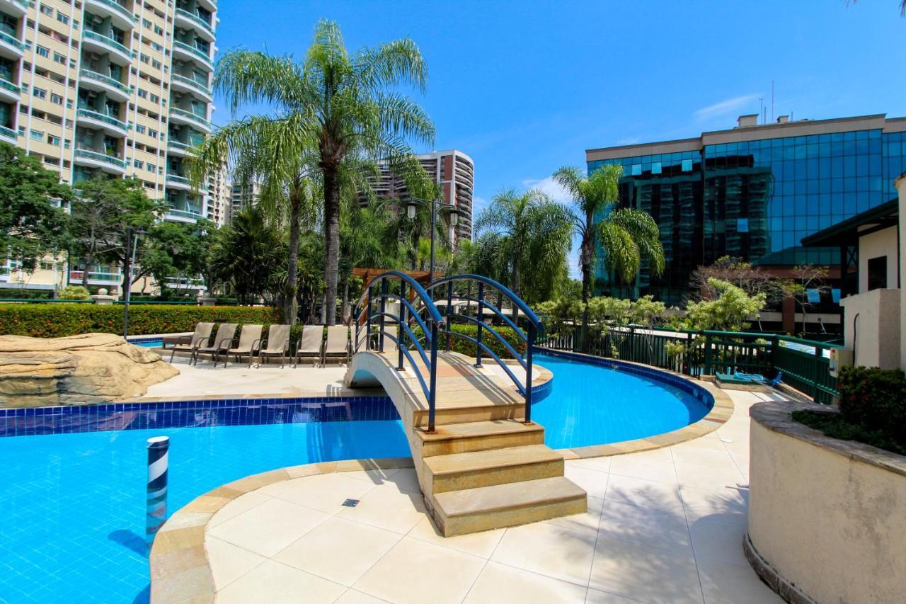 Barra Da Tijuca - 9 - Flat Premium Com Cozinha, Fogao Cooktop, Geladeira Grande, Smart Tv Grande, Lindo E Muitissimo Confortavel, Balsa Para A Praia Gratis E Estacionamento Gratuito Ρίο ντε Τζανέιρο Εξωτερικό φωτογραφία