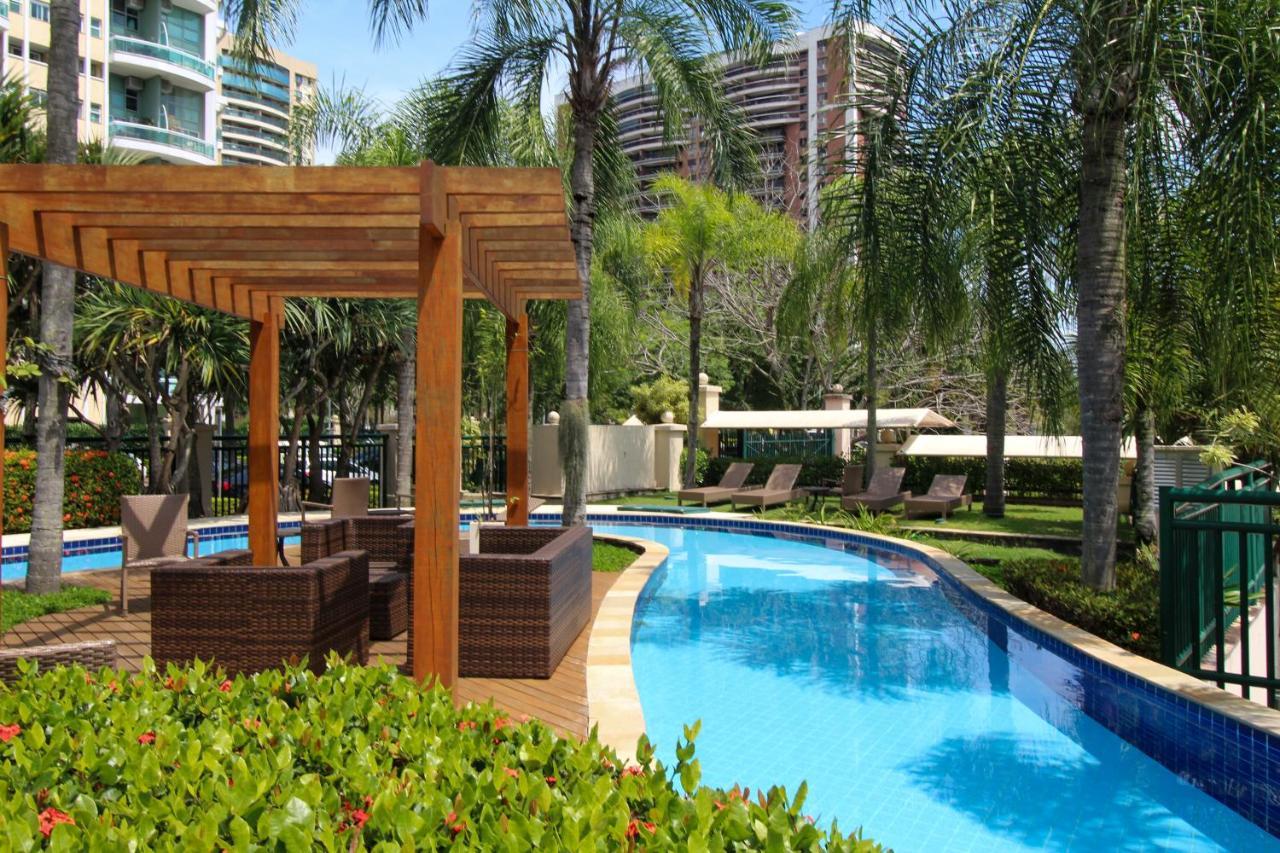 Barra Da Tijuca - 9 - Flat Premium Com Cozinha, Fogao Cooktop, Geladeira Grande, Smart Tv Grande, Lindo E Muitissimo Confortavel, Balsa Para A Praia Gratis E Estacionamento Gratuito Ρίο ντε Τζανέιρο Εξωτερικό φωτογραφία