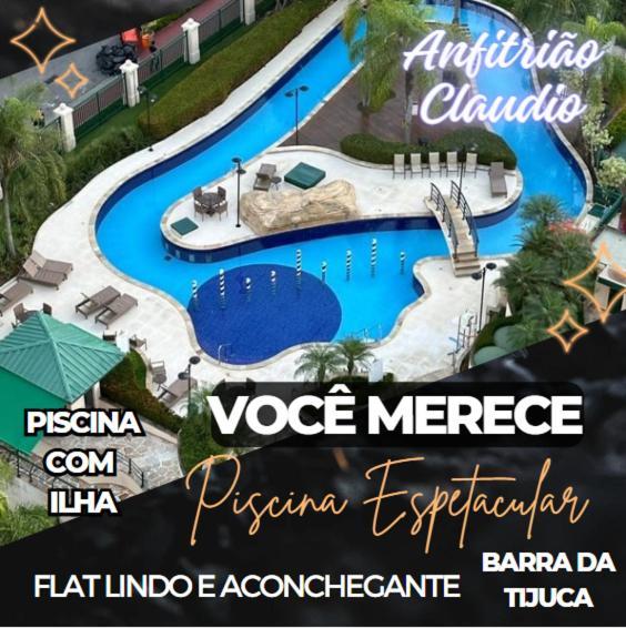 Barra Da Tijuca - 9 - Flat Premium Com Cozinha, Fogao Cooktop, Geladeira Grande, Smart Tv Grande, Lindo E Muitissimo Confortavel, Balsa Para A Praia Gratis E Estacionamento Gratuito Ρίο ντε Τζανέιρο Εξωτερικό φωτογραφία