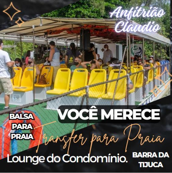 Barra Da Tijuca - 9 - Flat Premium Com Cozinha, Fogao Cooktop, Geladeira Grande, Smart Tv Grande, Lindo E Muitissimo Confortavel, Balsa Para A Praia Gratis E Estacionamento Gratuito Ρίο ντε Τζανέιρο Εξωτερικό φωτογραφία